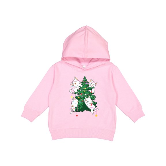 Inktastic Kawaii Cats Christmas Tree Toddler Hoodie