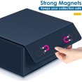 thumbnail image 4 of Eurhowing Trading Card Storage Box 2600+, Large Deck Case with Magnetic Closure & Dividers, PU Leather Card Holder Organizer for Magic Sports Game Cards, Blue, 4 of 9