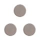 thumbnail image 1 of Advancent Cojín de asiento de pulgadas con correas Cojín de silla de algodón Estera de taburete Suave transpirable para niños Cocina Café Type1 NO1, 1 of 6
