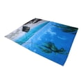 thumbnail image 2 of Juego de cortina de ducha con anillas para colgar, cortina de baño sin perforar, accesorio de baño 180x180cm, 2 of 14
