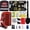 black, variant on YILAIRIOU Car Emergency Roadside Tool Kit, Auto Emergency Kits Vehicles, with Jumper Cables kit,Car Safety Roadside Assistance Kit,Headlamp,Tow Straps,Safety Hammers,Rainwear,Gloves.Sky Blue