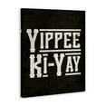 thumbnail image 4 of Stupell Industries Yippie Ki-Yay Saying Text & Numbers Painting Wrapped Canvas Art Print Wall Art, 30 x 40, 4 of 8