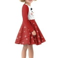 thumbnail image 2 of DISNIMO Winter Christmas Dress for Girls 13-14 Dress Long Sleeve Kids Snowflake Dress Girls Snowman Christmas Dress Teen Girl Dresses for Church Kids Twirly Dress Children Childrens Sundress Girl, 2 of 6