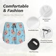thumbnail image 6 of Lsque I Am A Fan Popcorn Printed Women's Running Shorts with Liner Pockets,Elastic Quick Dry Workout Athletic Gym Yoga Shorts,Womens High Waist Shorts-Medium, 6 of 9