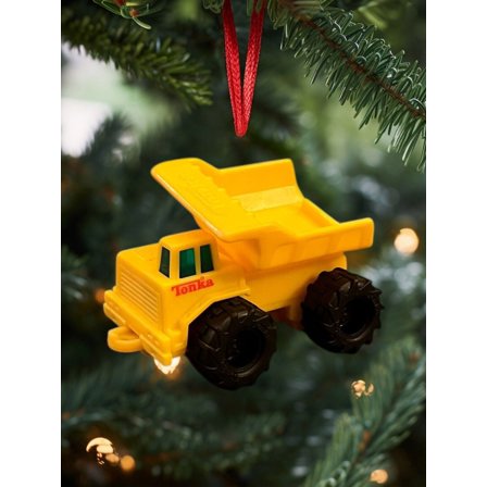 Ornament 1994 TONKA DUMP TRUCK Figure Figurine Charm Dangler 3” Gift