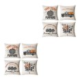thumbnail image 4 of maskred 4piece Effortless Maintenance With Easy-care Decorative Pillow Cover Holiday Halloween-9 2Set, 4 of 6