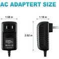 thumbnail image 2 of BigNewPowered AC Adapter Charger for Hyperice Vyper 2.0# 31000 001-00 Foam Roller Power Cord, 2 of 5