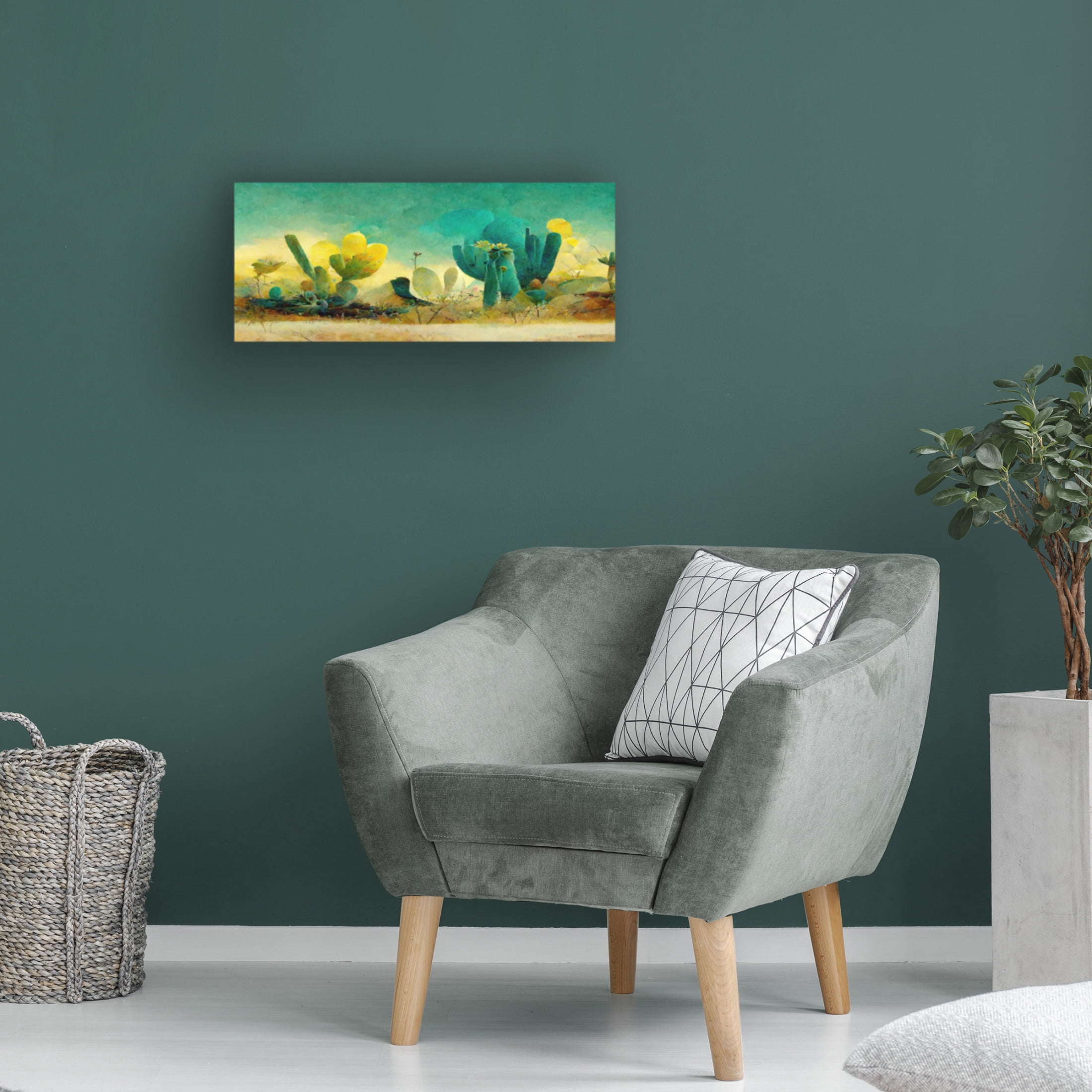 Treechild 'Cactuses' Canvas Art