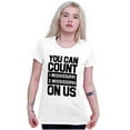 thumbnail image 3 of Count On Me Mississippi Womens Slim Fit Graphic Tee Brisco Brands S, 3 of 5