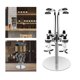 thumbnail image 3 of Dispensador de de 4 botellas, soporte giratorio para dispensador de de , dispensador de bebidas alcohólicas, cóctel, soporte para BLESIY Soporte dispensador de botellas, 3 of 8
