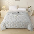 thumbnail image 4 of Apmemiss Back to School Decorations Clearance Summer Washed Conditioned Quilt Summer Cool Quilt Washable Thin Quilt Quilt Core Student Bedroom Dormitory Summer Quilt, 4 of 6