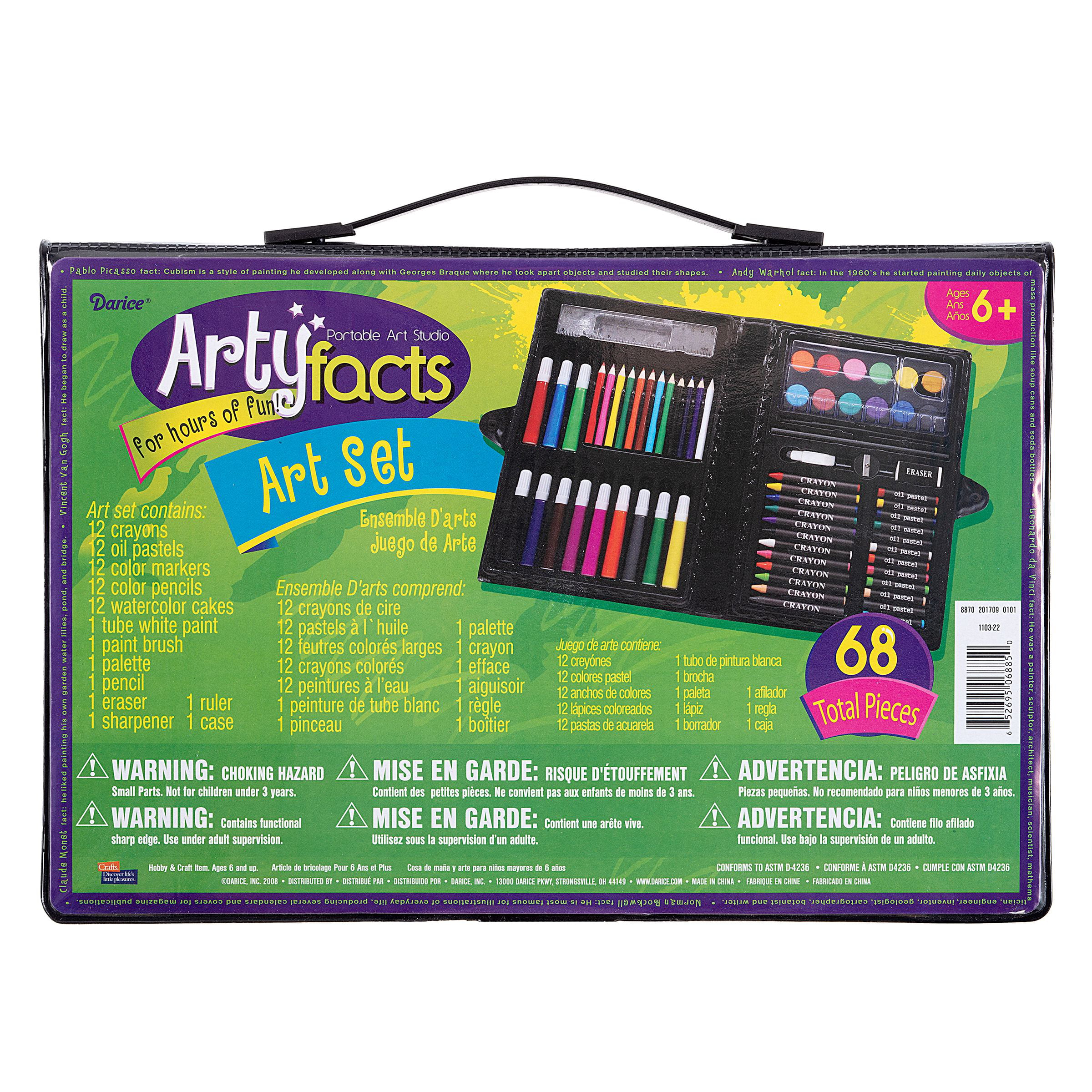 Arty Facts Premium Art Set in Wooden Case - 131 pieces – Acapsule