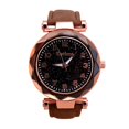 thumbnail image 3 of Ladies Casual Fashion Quartz Watch Sky Twinkling Dial Leather Strap Watch, 3 of 8