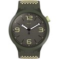 thumbnail image 1 of Swatch SO27M102 Men's Big Bold Bbblanco Olive Dial Strap Watch, 1 of 3