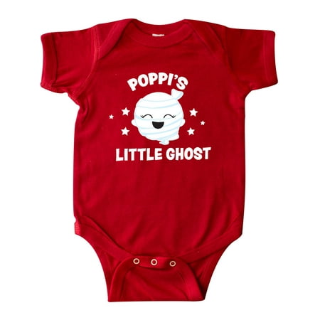

Inktastic Cute Poppi s Little Ghost with Stars Gift Baby Girl Bodysuit