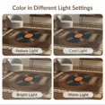 thumbnail image 7 of ODIKA 4'x6' Washable Area Rug Non-Slip, Chair-Friendly, Flatwoven Music Record Vintage Radio Note Border Round Cd Disc Retro Vinyl Refined for Home Office, Under Desk, 7 of 7