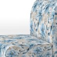 thumbnail image 4 of Designart "Serene Blue Seashore Harmony VI" Blue Floral Upholstered Accent Chair - Cottage Arm Chair For Living Room, 4 of 5
