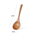 thumbnail image 3 of Wooden Spoon Bamboo Kitchen Cooking Utensil Tool Soup Teaspoon Catering Wooden Spoons Spoon Coffee Drink Stirrer Teaspoons, 3 of 11