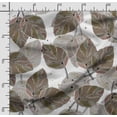 thumbnail image 2 of Soimoi Leaves Printed, Poly Canvas Fabric, Decor Sewing Fabric by The Yard 56 Inch Wide,Decorative Fabric for Curtains Tote Bags, Light Brown, 2 of 5