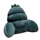 thumbnail image 1 of Cojín de respaldo Cojín de silla con reposabrazos Cojín de cintura para la comodidad de la cama Respaldo de felpa Verde oscuro, 1 of 9