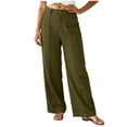 thumbnail image 6 of KPOPLK High Waisted Work Pants for Women Business Casual Outfits Office Dress Pants Trousers with Pockets(AG,S), 6 of 9