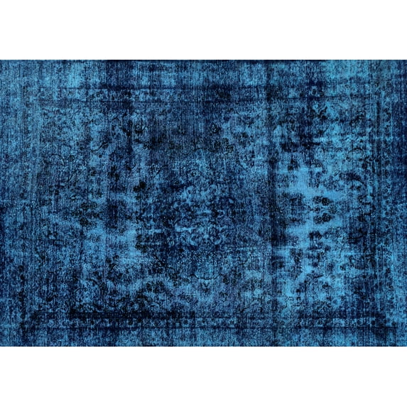 Ahgly Company Indoor Rectangle Persian Light Blue Bohemian Area Rugs, 4' x 6'