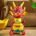 thumbnail image 6 of Mdesiwest Spring Festival Decoration Kawaii Cartoon Dragon Plush Toy Year of 2024 Mascot Ornament Soft Stuffed Pillow Chinese Zodiac Dragon Kids New Year Gift, 6 of 8