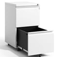 thumbnail image 4 of Fully Assembled 2 Drawer Cabinet with Lock / Save Time on Office Setup, 4 of 7