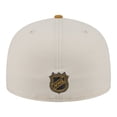 thumbnail image 4 of Men's New Era  Cream/Tan Boston Bruins Colorpack Two-Tone 59FIFTY Fitted Hat, 4 of 5