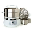 thumbnail image 3 of Euro Cuisine Stainless Steel 2-Tier Electric Steamer, FS2500, 3 of 4