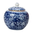 thumbnail image 4 of Tarros de jengibre tradicionales de estilo chinoiserie, tarro de porcelana antiguo, bote para té, versátil, 4 of 9