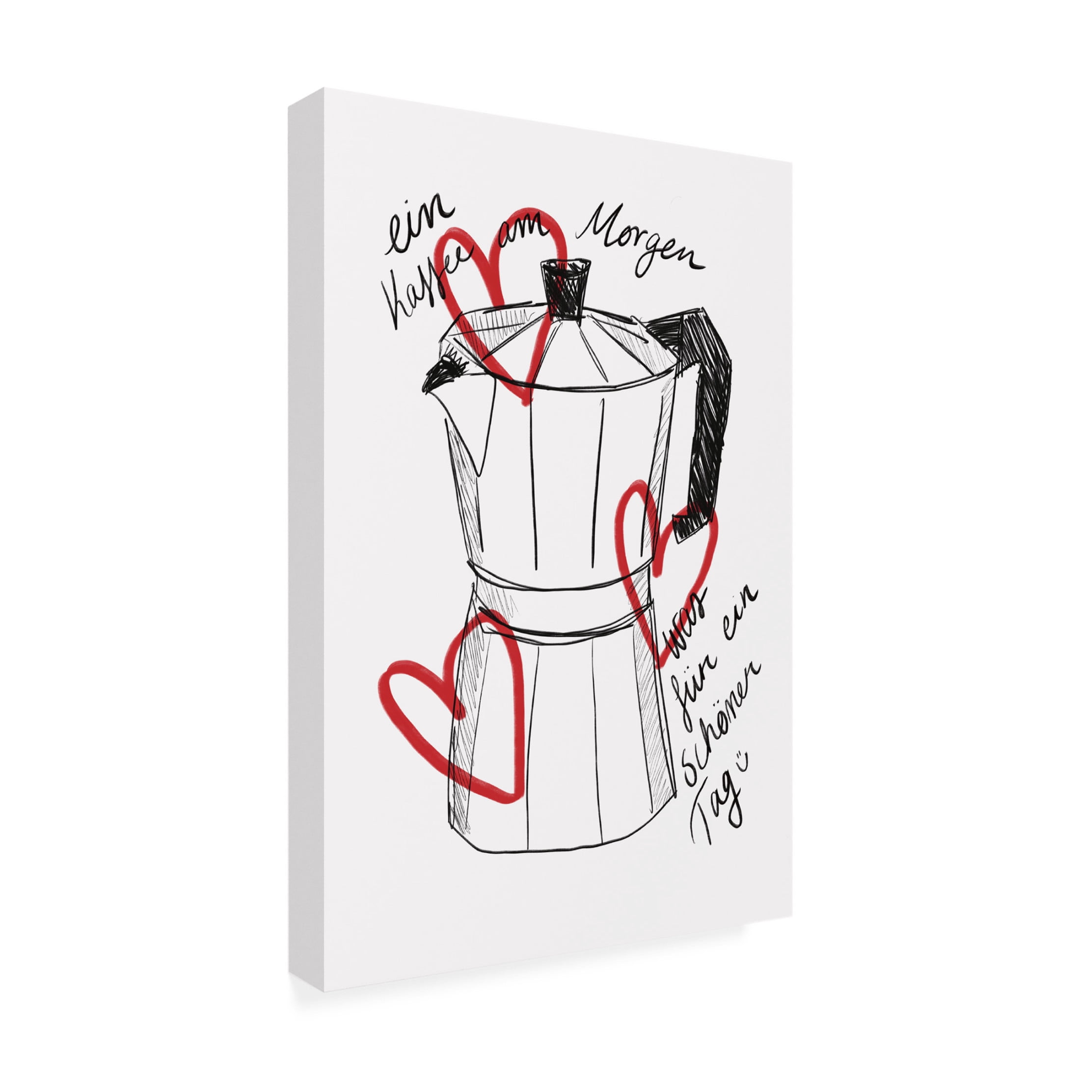 Trademark Fine Art Athene Fritsch  Kaffee am Morgen Canvas Wall Art