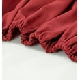 thumbnail image 4 of Chezmoi Collection 6-Piece Burgundy Sheet Set King - Extra Soft Breathable Brushed Microfiber Bed Sheets with 15" Deep Pocket & 4 Pillowcases, 4 of 5