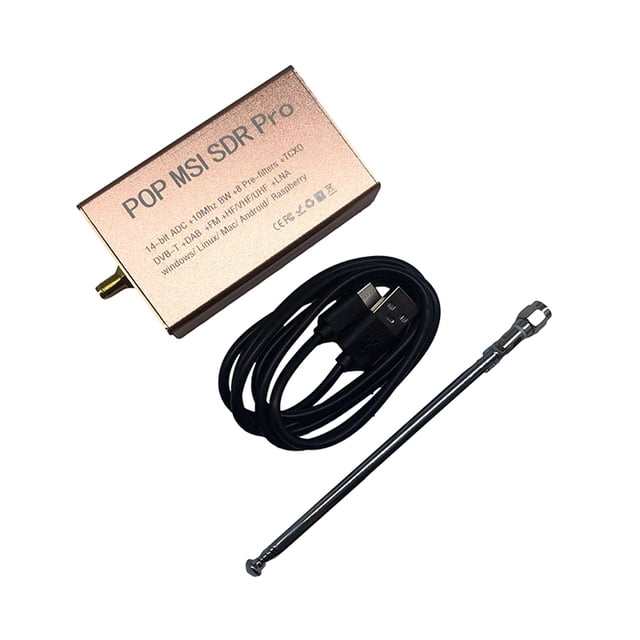 Receptor DEG Receptor POP MSI SDR Pro SDR 10KHz-2GHz Radios definidas por software de banda ancha de 14 bits
