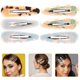 thumbnail image 3 of Girls Hair Accessories Women Styling Hair Clip Fashion Square Acetate Sheet 6Pcs, 3 of 4