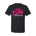 thumbnail image 2 of I Wear Pink for My Mom Survivor Awareness Men's Graphic T-Shirt, Black, Small, 2 of 3