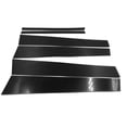 thumbnail image 3 of 6Pcs Postes De Pilar Negro Unique Bargains Cubierta De Guarnición De Ventana De Puerta Para Coche 9 2014-2018, 3 of 6