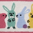 thumbnail image 5 of Hallmark Multicolor Easter Bunny BFFs Cotton Rich Bath Rug, 20" x 30", 5 of 5