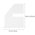 Shelf Rack Bracket TABLZONE 1 Pair Acrylic Skateboard Shelf Rack, Clear Wall Mount ...