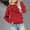 Red, variant on Oxodoi Yes I am Cold Me 24/7 Sweatshirt Girls Long Sleeve I'm Always Freezing Letter Casual Pullovers Tops
