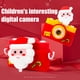 thumbnail image 2 of De Alta Definición De 2 Pulgadas Mini Santa Cámara Digital Papá Noel Frente Trasero Cámaras Duales Cámara Para Niños Noticed HA039503-02, 2 of 6