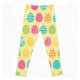 thumbnail image 4 of Tiijoy Little Girls Easter Leggings Eggs Print Stretchy Casual Tights for Kids, Sizes 3-14, 4 of 4