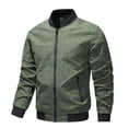 thumbnail image 2 of Jackets for Men 2025 Long Sleeve Lightweight Breathable Zip Up Casual Outdoor Jacket with Pockets Outerwear, 2 of 7