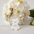 thumbnail image 3 of PAMINGONO Miniature Flocked Bears White 6Pcs Miniature Bears Toy, 3 of 7