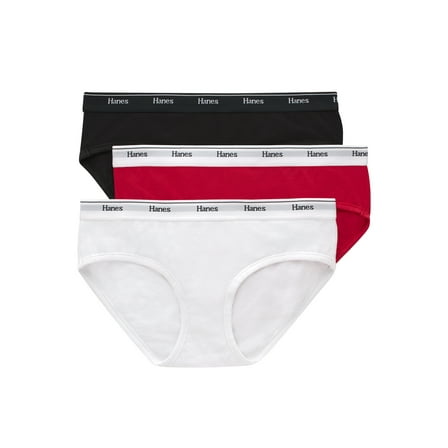 Hanes Originals Women's Hipster Underwear, Breathable Cotton Stretch, 3-Pack