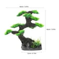 thumbnail image 6 of CTIRCHIU Decorative Plastic Aquarium Bonsai Pine Tree Ornament for Fish and Turtle Habitat Decoration, 6 of 8