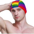 thumbnail image 3 of FYBTO Casquette de Natation Gay Pride Arc-en-Ciel Unisexe Adulte FYBTO Polyester, 3 of 4