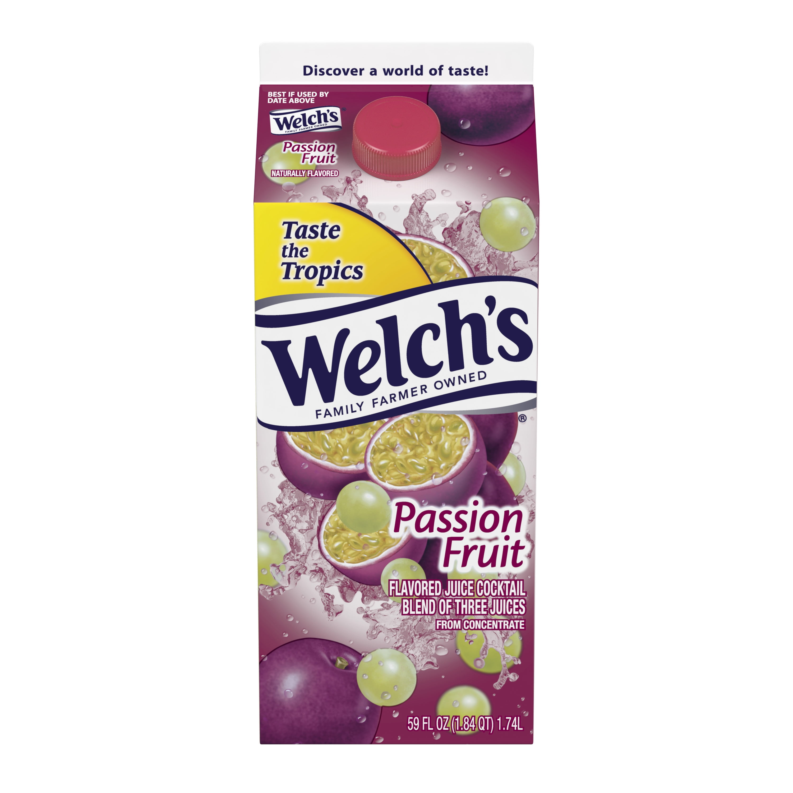 Welch's Passion Fruit Cocktail Juice Blend 59 fl oz BrickSeek