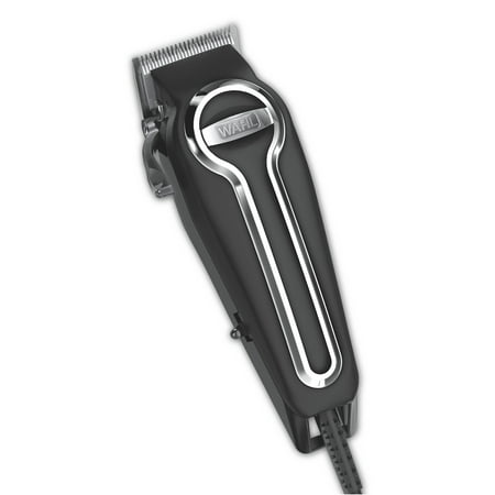 Wahl Elite Pro Complete High Performance Hair Clippers Haircut Kit, Black/Chrome 21 pieces Model (Best Wahl Professional Clippers)