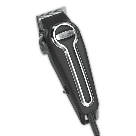 Wahl Elite Pro Complete High Performance Hair Clippers Haircut Kit, Black/Chrome 21 pieces Model (Best Haircut For Face Shape Men)